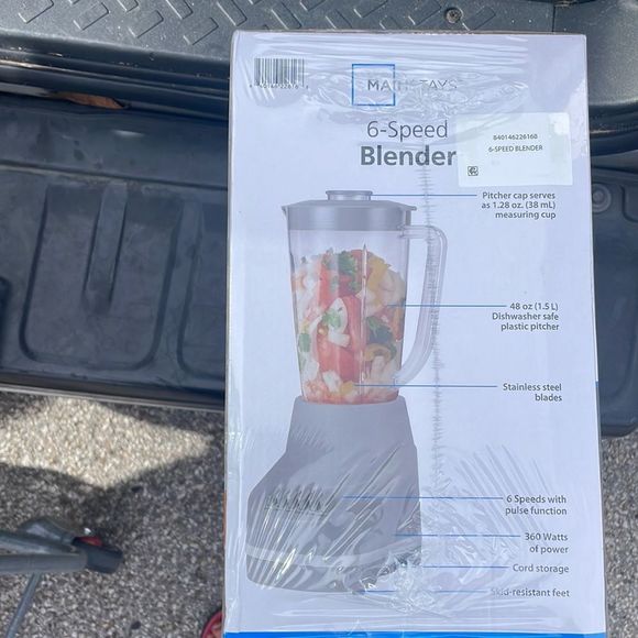 🆕 6 Speed Brand New Blender- sealed in plastic - Picture 5 of 5